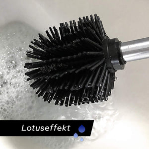 Silikon WC-Bürste schwarz mit Lotuseffekt